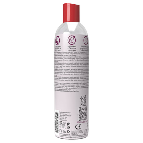 Wet Black Cherry Warming Lubricant (Fun Flavors) — 4 oz - WT20425
