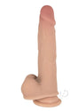 Nasstoys Realcocks Self-Lubricating 8 Inch Thick Dildo, White - NW2936