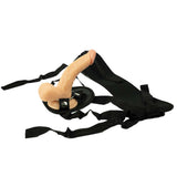 All American Whoppers 6.5-Inch- Dong With Universal Harness- Flesh by Nasstoys