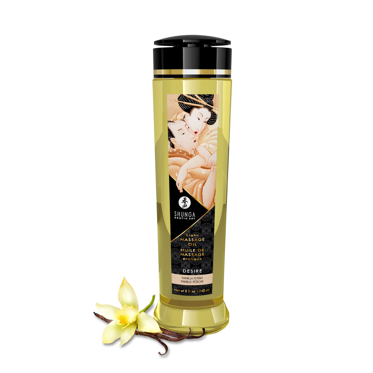Shunga Desire Massage Oil — Vanilla (8 fl. oz.) - SHU1207