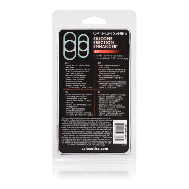 CalExotics Silicone Erection Enhancer Rings, Set of Two - SE1050052