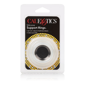 Silicone Support Rings - Clear by CalExotics