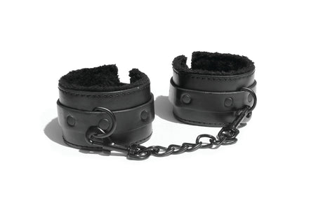 Sportsheets Sex and Mischief Shadow Fur Handcuffs, 9" - SS099-12