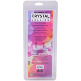 Doc Johnson Crystal Jellies Realistic Dildo — 7 in Pink - DJ0288-43-CD
