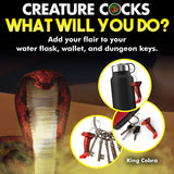 King Cobra Keychain - Red