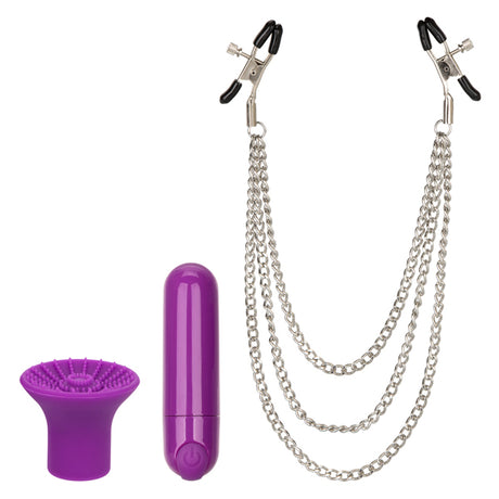 CalExotics Passion Collection 3-Piece Bondage Kit — Purple - SE1986153