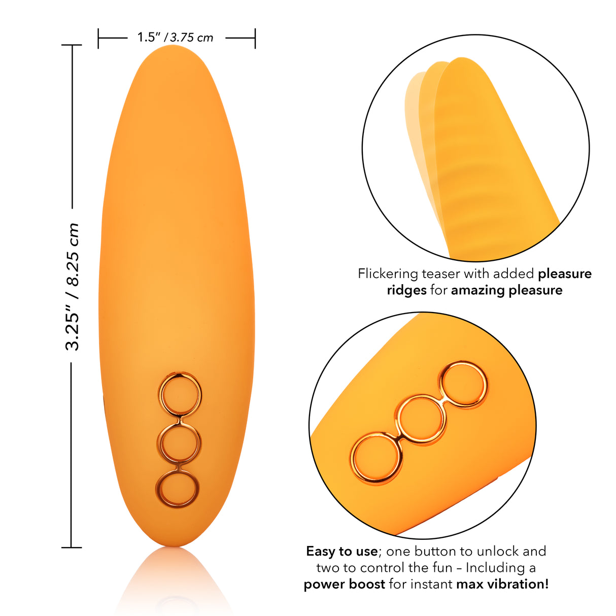 CalExotics California Dreaming Hollywood Hottie Mini Curved Vibrator - SE4349103