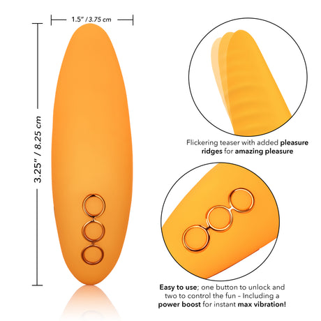 CalExotics California Dreaming Hollywood Hottie Mini Curved Vibrator - SE4349103