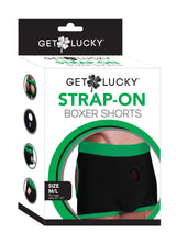 Strap-on Black/green Boxers - M/l