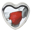 Edible Heart Candle - Strawberry - 4 Oz. by Earthly Body