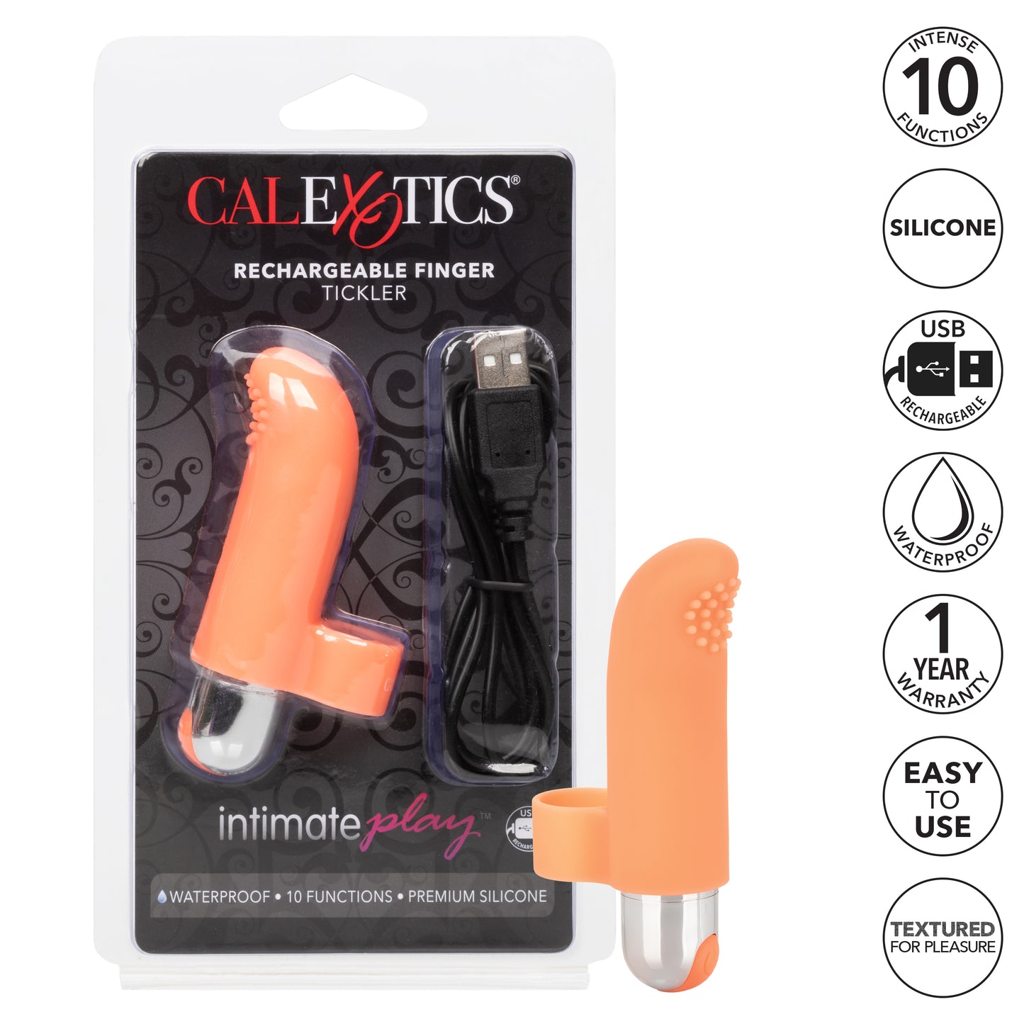 Intimate Play Rechargeable Finger Tickler by CalExotics