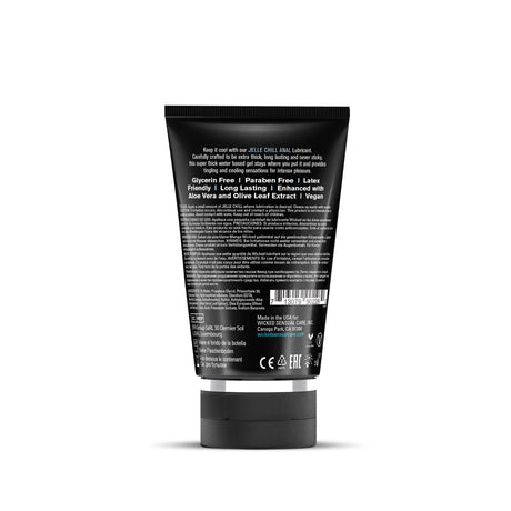 Wicked Sensual Care Jelle Chill Cooling Anal Gel Lubricant — 4 fl oz - WS-90228