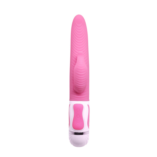 Pretty Love Antonie Twisting Rabbit Vibrator, Pink — 10.44 in - BW-063009