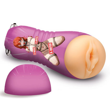 XR Brands Misato Shibari Girl Vibrating Stroker — Beige - HF-AH869