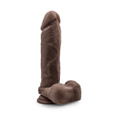 Blush Au Natural 9 Inch Dildo with Suction Cup — Chocolate - BL-56476