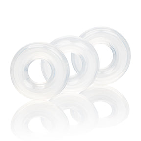 "Set of 3 Silicone Stacker Rings SE1434802"
