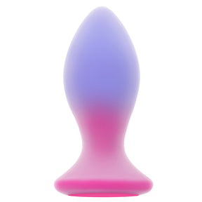 Evolved Novelties Paradise Plug — Silicone Remote Vibrating Anal Plug, Purple/Pink - EN-RS-5704-2