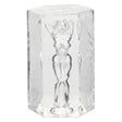 CalExotics Girls Girls Girls Farrah Clear Masturbator Sleeve, 3.75 x 2.25 in - SE0892103