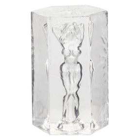 CalExotics Girls Girls Girls Farrah Clear Masturbator Sleeve, 3.75 x 2.25 in - SE0892103