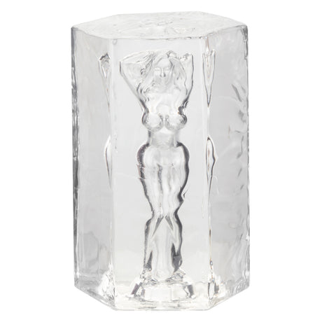 CalExotics Girls Girls Girls Farrah Clear Masturbator Sleeve, 3.75 x 2.25 in - SE0892103