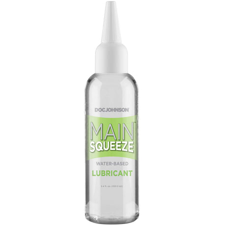 Doc Johnson Main Squeeze Water-Based Lubricant — 3.4 fl oz - DJ5205-01-BU