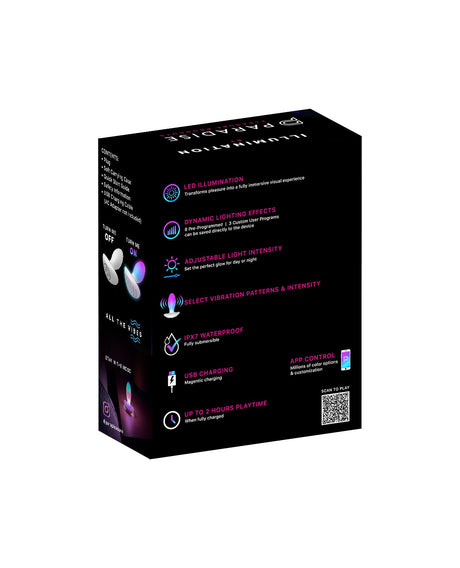 Illumination by Paradise Illuminated Butt Plug with App Control - PR5434