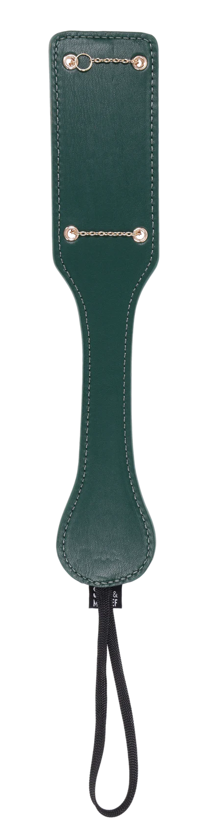 Sportsheets Indica Chain Impressions Paddle — Emerald Green - SS10225