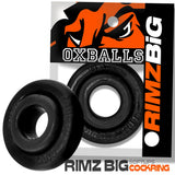 OXBALLS Rimz Big Single Cock Ring — Black - OX-3205-BLK