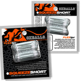 OXBALLS Squeeze Short Ballstretcher — Clear, 1.25 in Height - OX-3208-CLR