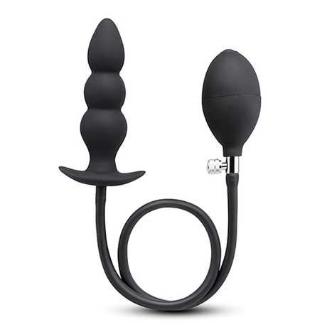 b-Vibe Beaded Inflatable Anal Plug with Hand Pump - BV5922