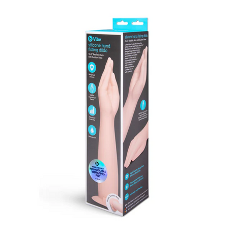 b-Vibe Silicone Hand Fisting Dildo, 16.5 Inch Suction Base - BV7872