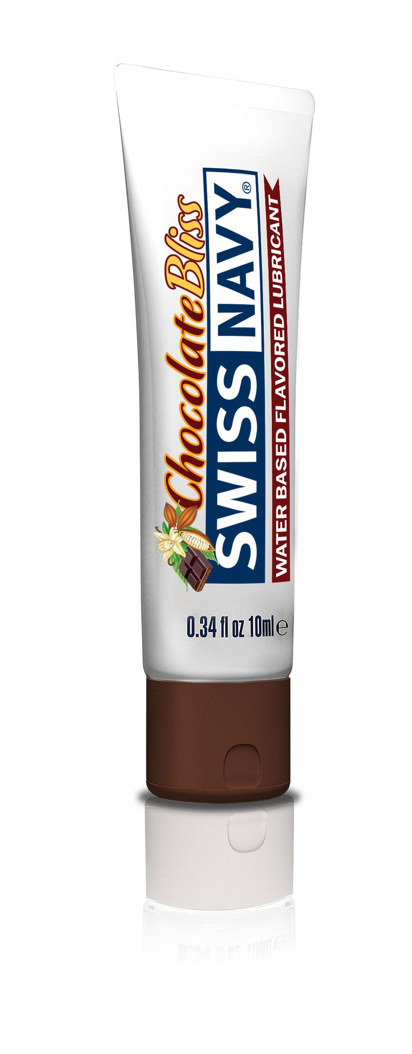 M.D. Science Lab Swiss Navy Chocolate Bliss Water-Based Lubricant, 10ml - MD-SNFCB10ML