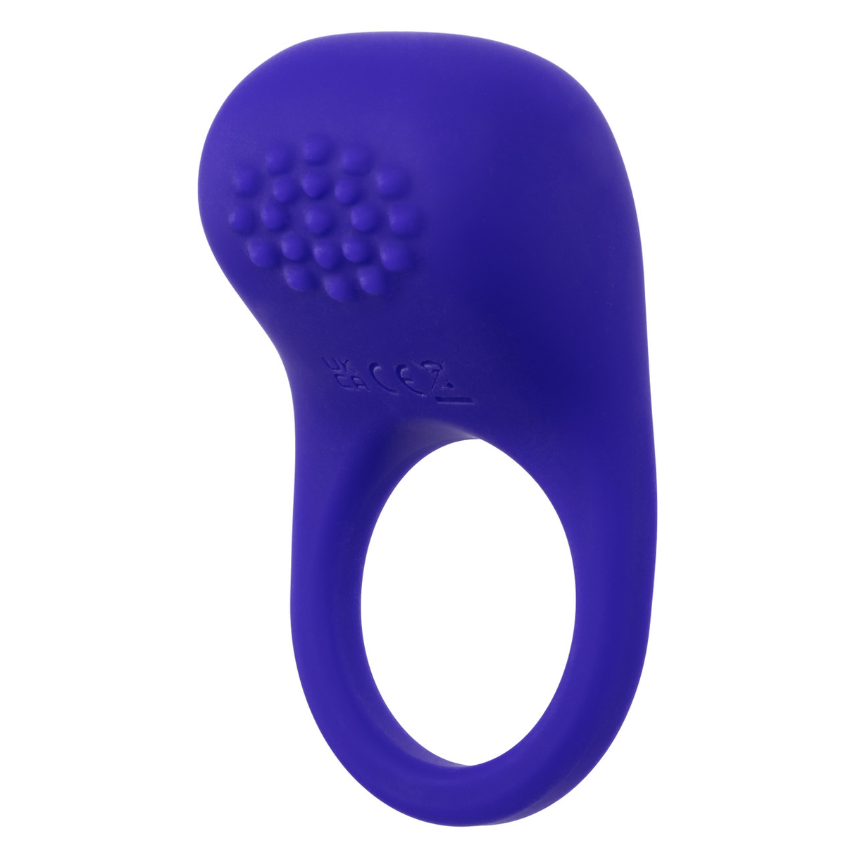 CalExotics Rumbler Rumble Ring — Rechargeable Purple Cock Ring (3.75 x 2 in) - SE4376003