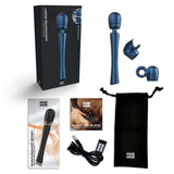 Man Wan Edgy Vibrating Wand — Stellar Blue - MW9511