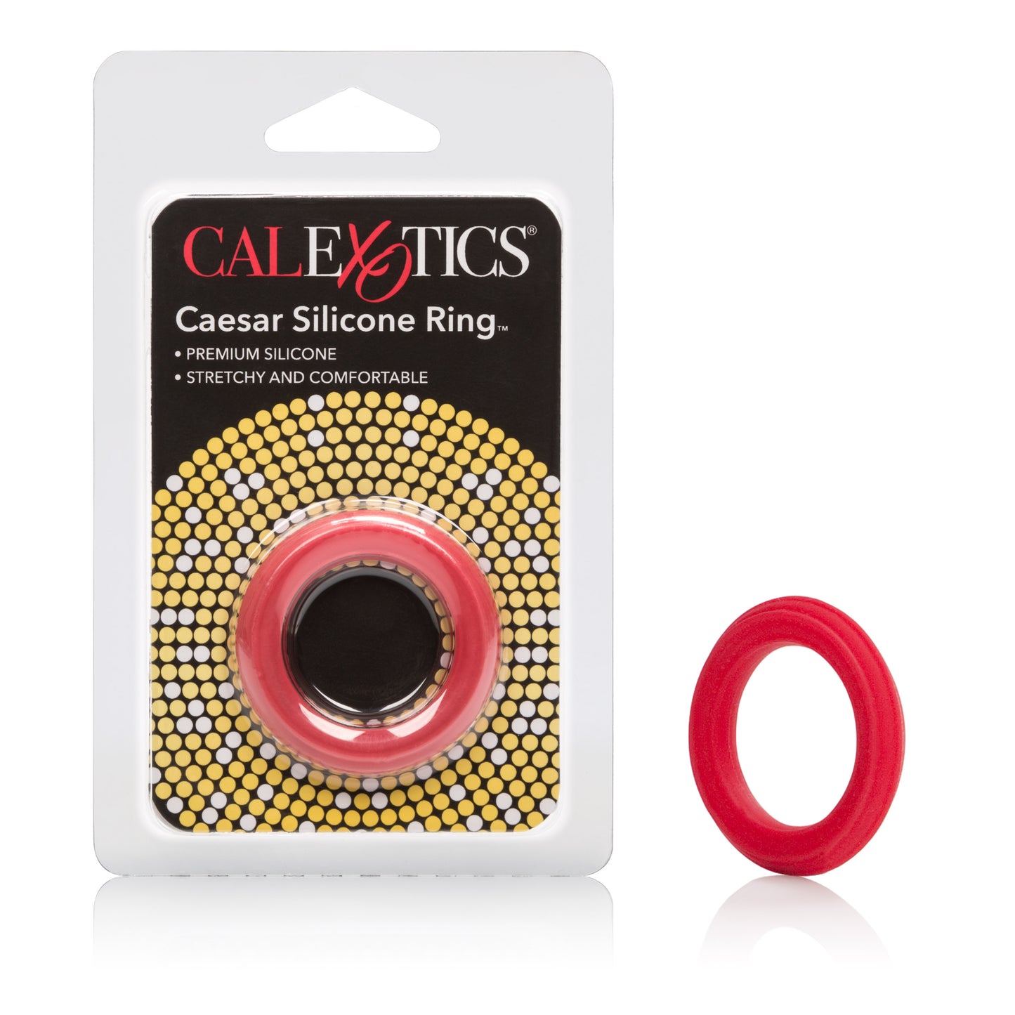 Caesar Silicone Ring - Red by CalExotics