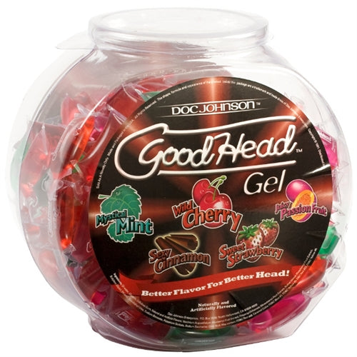Doc Johnson GoodHead Mini Packs — 216 Pillow Packets, Strawberry Mint & Cinnamon - DJ1387-00D