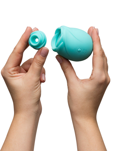 ROMP Rose Glow Clitoral Stimulator — Glow-In-The-Dark - RM4694
