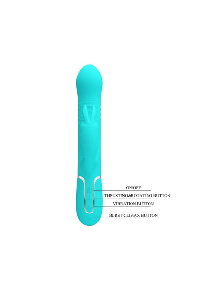 Coale Rabbit Vibrator Pearls - Turquoise
