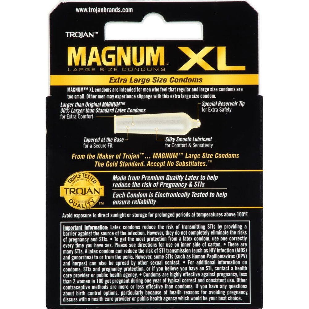 Trojan Magnum XL - 3 Pack by Paradise Marketing