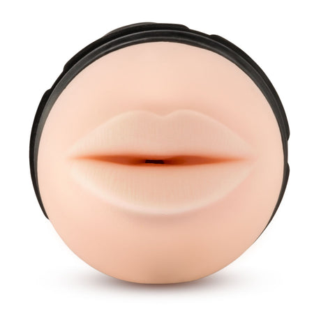 Blush M for Men Torch Luscious Lips Masturbator 8.5 Inch, Vanilla - BL-120010