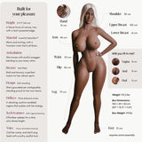 Doll Kiara Powered Chocolate 5ft 3"-Enhanced