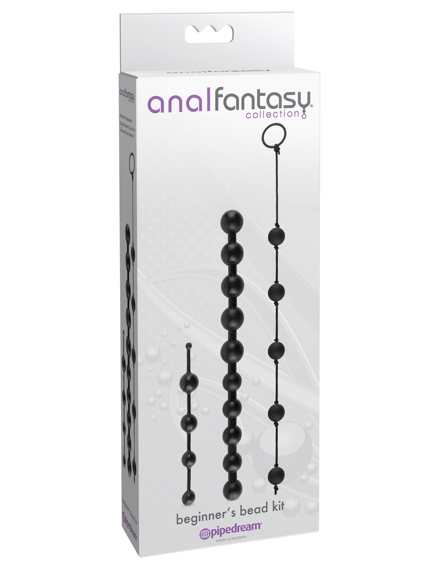 Anal Fantasy Collection Beginners Bead Kit - Black by Pipedream