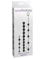Anal Fantasy Collection Beginners Bead Kit - Black by Pipedream