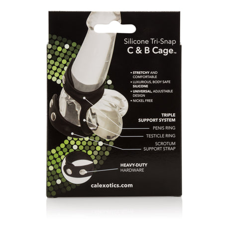 Silicone Tri-Snap C & B Cage by CalExotics