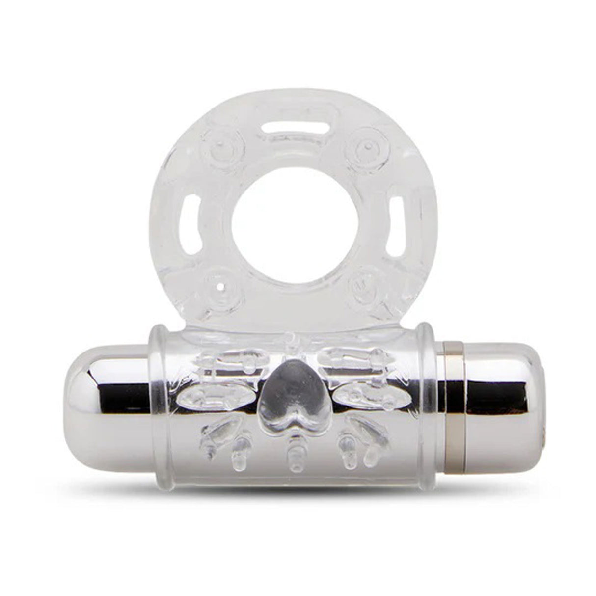 Nu Sensuelle Ultra Flex Mate Couples Ring Vibrator — Clear - BT-M36CL