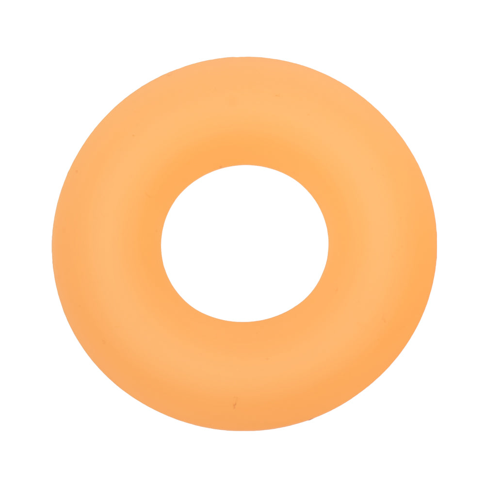 CalExotics Alpha Glow-In-The-Dark Liquid Silicone Prolong Ring — Medium, Orange - SE1491532