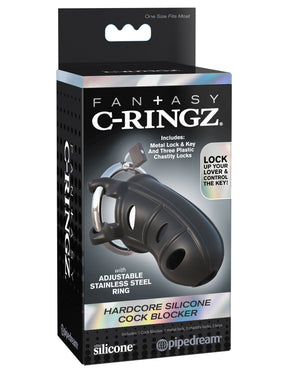 Pipedream Fantasy C-Ringz Hardcore Silicone Cock Blocker - PD5928-23