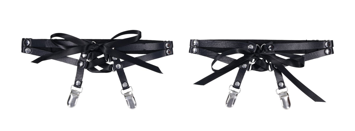 Sportsheets Laced Up Garters, Fits Thighs 18–26 in - SS10113