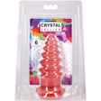 Doc Johnson Crystal Jellies Anal Twist — 6 Inch Pink - DJ0289-12-CD