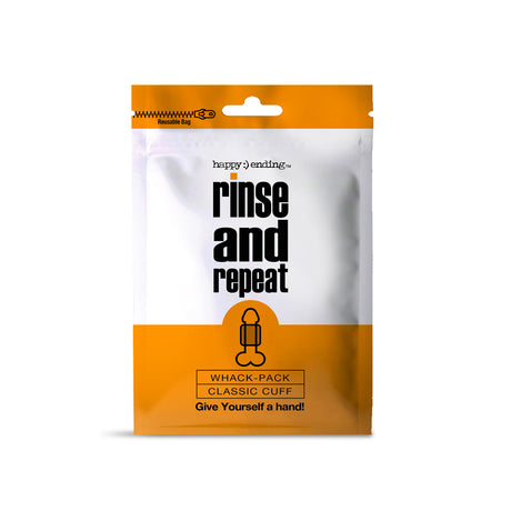 Global Novelties Happy Ending Rinse & Repeat Whack Pack Cuff — Stretch Waterproof Sleeve - GN-3010012